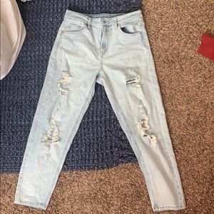 Target boyfriend jeans light wash